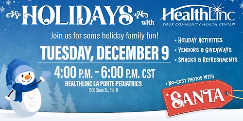 Holidays with HealthLinc La Porte Pediatrics \u2603\ufe0f
