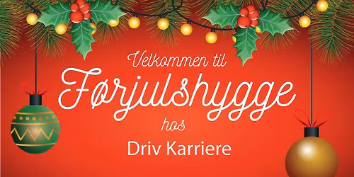 F\u00f8rjulshygge hos Driv karriere