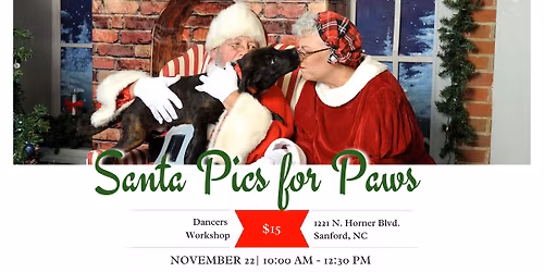 Santa Pics for Paws