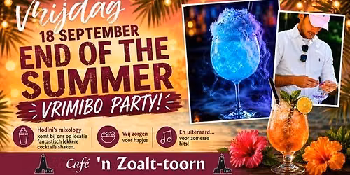 End of the summer party met cocktails van Hodini's Mixology!