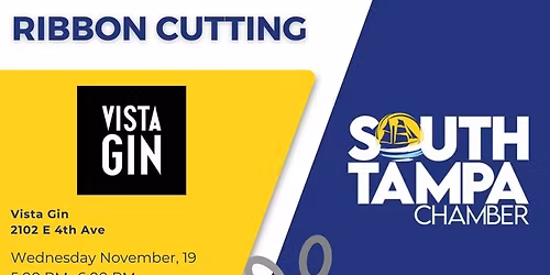 Ribbon Cutting for Vista Gin