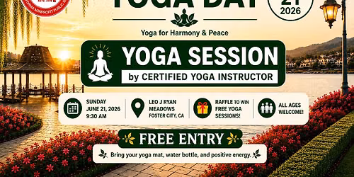 !Free! Yoga Session on International Yoga Day!