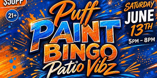 PUFF PAINT BINGO