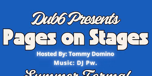 Pages on Stages Summer Formal