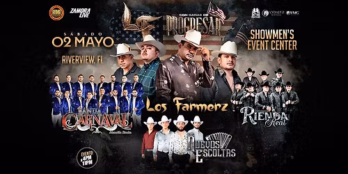 \ud83d\udd25 Los Farmerz \u201cCon Ganas de Progresar TOUR 2026\u201d #Riverview