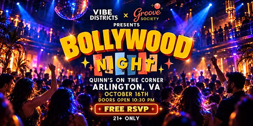 Bollywood Night at Quinn\u2019s on the Corner | Oct 16