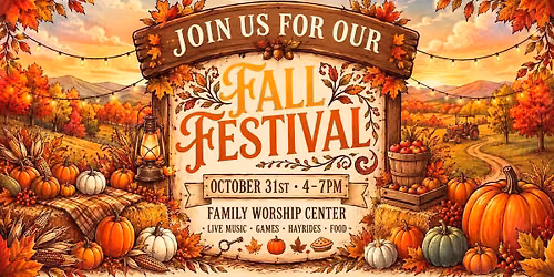 \ud83c\udf42\ud83c\udf41 YOU\u2019RE INVITED TO OUR FALL FESTIVAL! \ud83c\udf41\ud83c\udf42