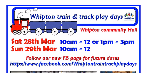 Whipton train and track play days