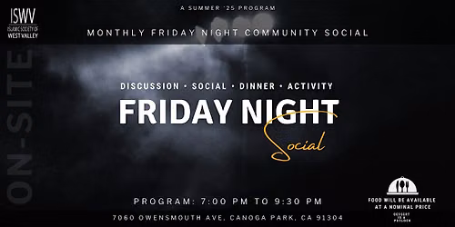 ISWV: Friday Night Social