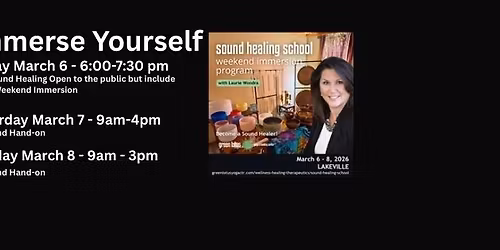 Sound Healing, Vibration Medicine and Acoustics Weekend Immersion