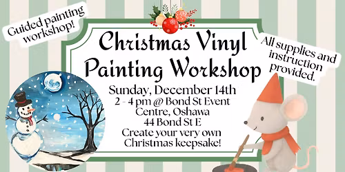 Christmas Vinyl Painting Workshop