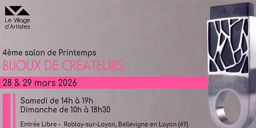 Bijoux de Cr\u00e9ateurs - 4\u00e8me salon de printemps