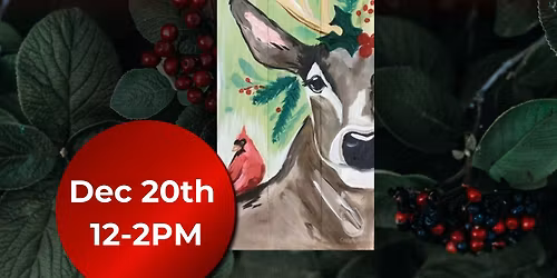 Rustic Christmas Deer