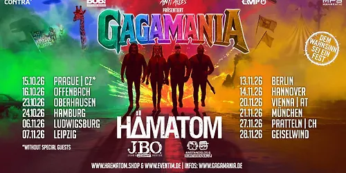 Hämatom - Gagamania TOur 2026 Hamburg