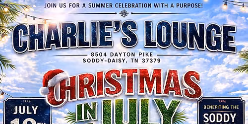 CHRISTMAS IN JULY CHARLIES LOUNGE