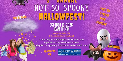 5th Annual Not So Spooky HallowFest