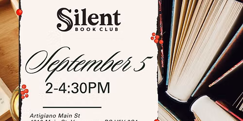 Silent Book Club - September Meeting