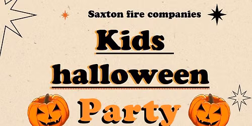 Saxtons annual kids Halloween party