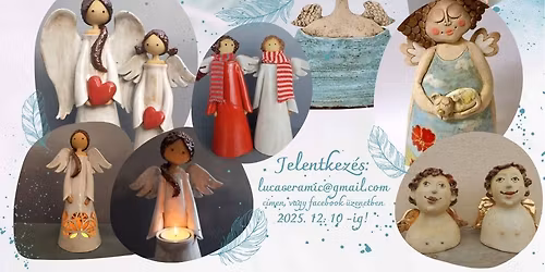"F\u00f6ldre sz\u00e1llt ANGYALOK" -SZOBOR, M\u00c9CSES, HARANG k\u00e9sz\u00edt\u00e9s