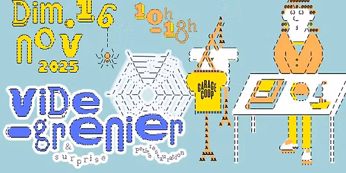 Vide-grenier au garage (coop)!