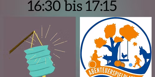 Laternelaufen auf dem Abenteuerspielplatz