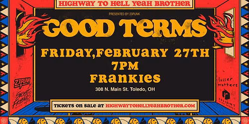 Good Terms LIVE Friday February 27th at Frankies