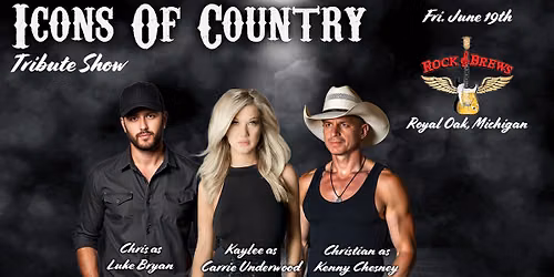 Tributes to Luke Bryan - Kenny Chesney and Carrie Underwood LIVE at Rock and Brews in Royal Oak MI!