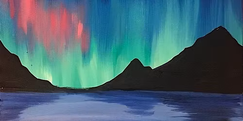 Aurora Borealis Mountains