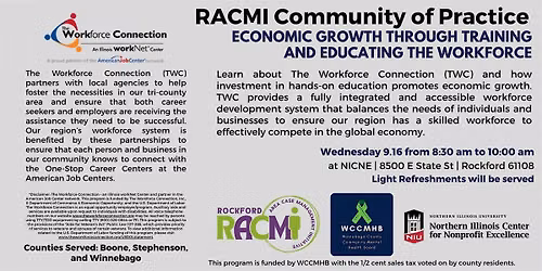 RACMI - Economic Growth Through Training & Educating the Workforce (TWC)