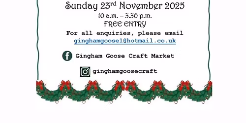 Gingham Goose Christmas Craft Market