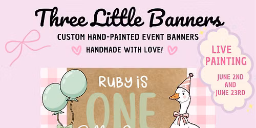 Live Painting during Toddler Time