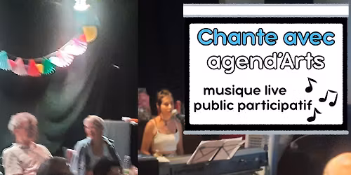 Chante avec agend'Arts ! - soir\u00e9e participative