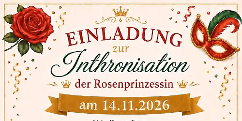 Ordensball mit Intro der neuen Rosenprinzessin \ud83c\udf39