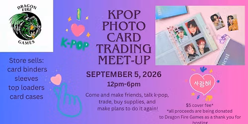 KPOP Photo Card Trading Meet-Up