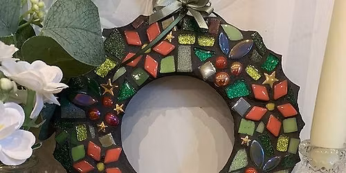 Festive Mosaic Wreath