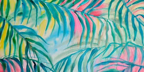Sip and Paint: Watercolor Palm Branches