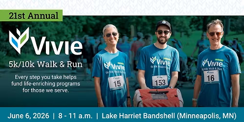 21st Annual Vivie 5k\/10k Walk and Run