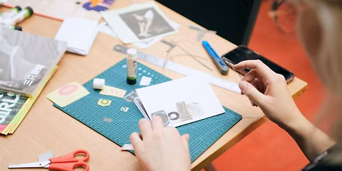 Badge and Zine making at the CSM Library