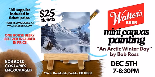 Mini Canvas Painting at Walter's