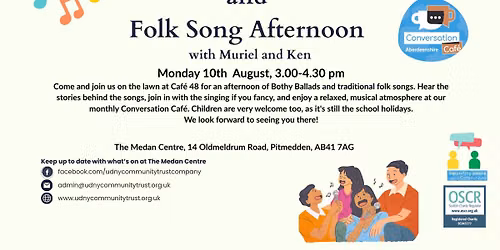 Bothy Ballads and Folk Song Afternoon 