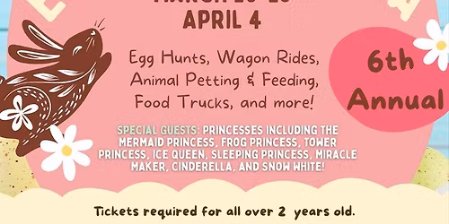 6th Annual Easter EGGstraveganza at the Farm