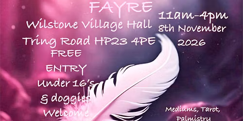 Psychic Fayre Tring FREE ENTRY