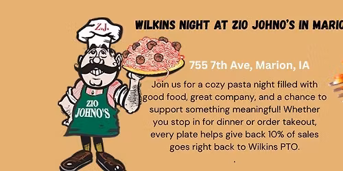 Wilkins Night at Zio Johno\u2019s - Marion