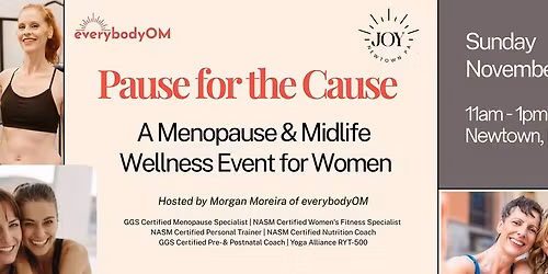 Pause for the Cause: A Menopause & Midlife Wellness Event for Women