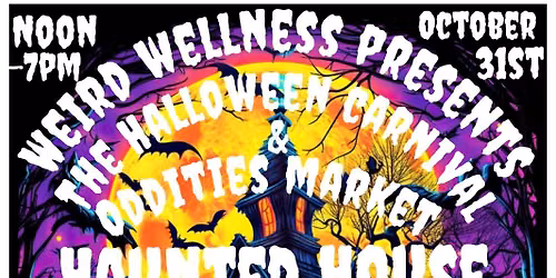 Halloween carnival and oddities market