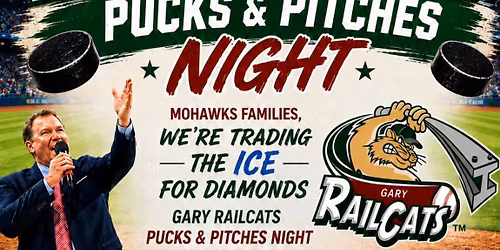 Pucks & Pitches Night