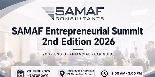SAMAF Entrepreneurial Summit \u2013 2nd Edition 2026