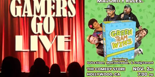 Gamers Go LIVE (Standup Comedy Game Show)