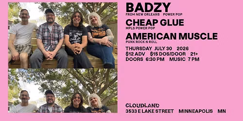 Badzy, Cheap Glue, American Muscle