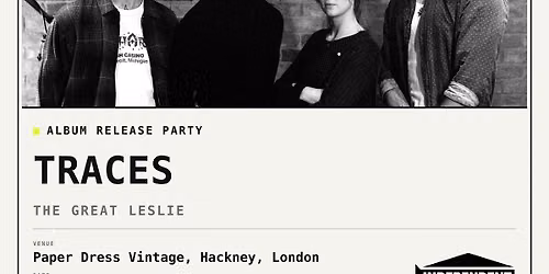 IVW27: The Great Leslie (Album Launch) + special guests